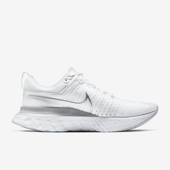 react infinity run flyknit 2 white